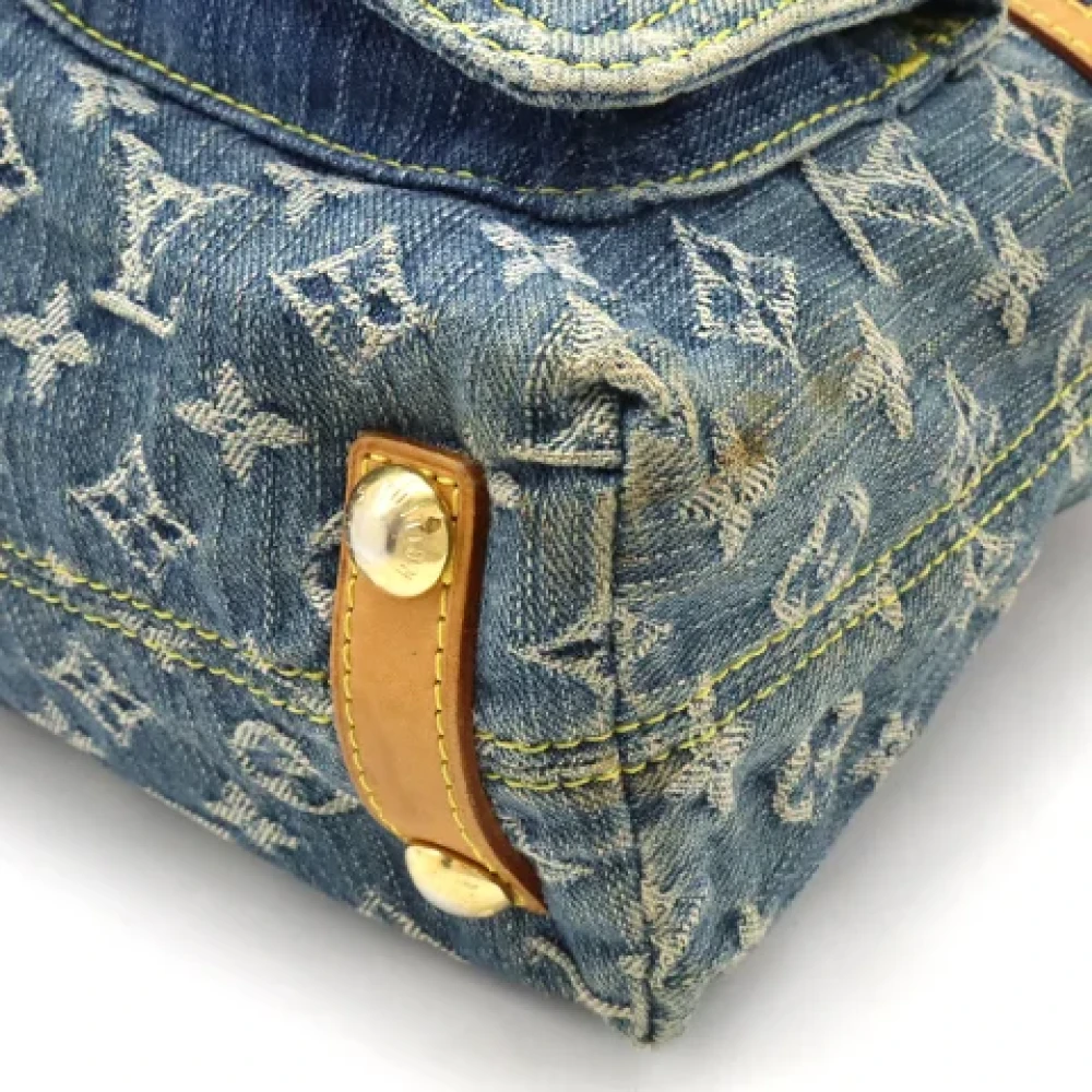 Louis Vuitton Vintage Pre-owned Canvas crossbody-bags Blue Dames