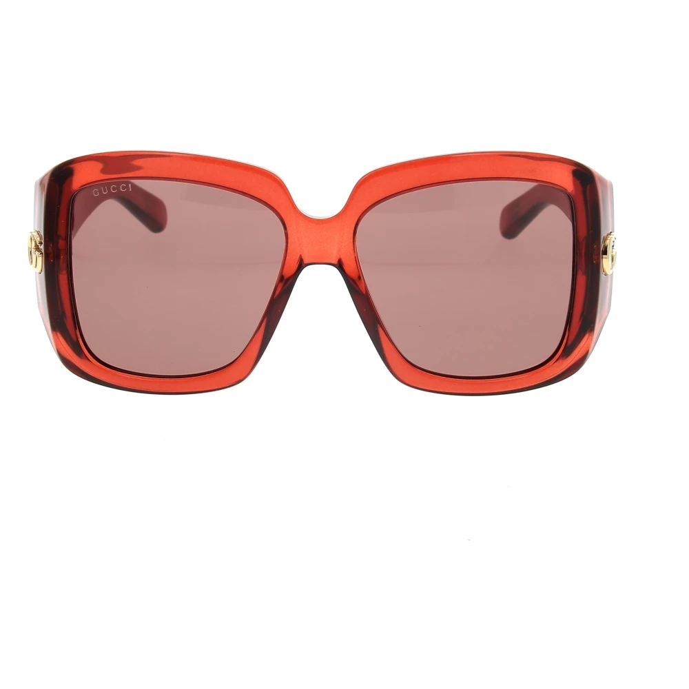 Gucci Stijlvolle Brillen voor Mannen en Vrouwen Red Dames