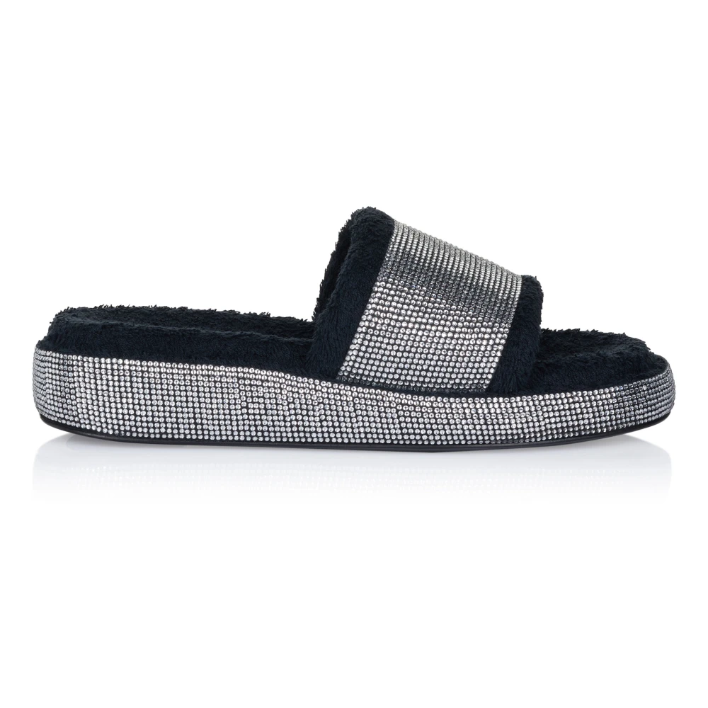 Dolce & Gabbana Women's Black Sliders, 4 1/2 Uk, Sandals