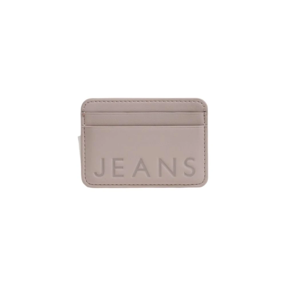 Tommy Jeans Damesportemonnee in roze polyurethaan Pink Dames