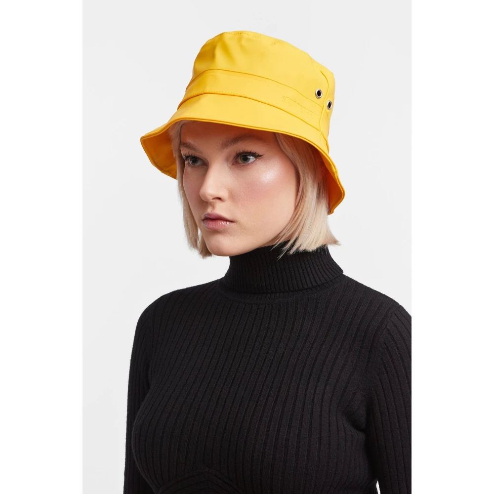 Stutterheim Waterdichte emmerhoed voor regenachtige dagen Yellow Unisex