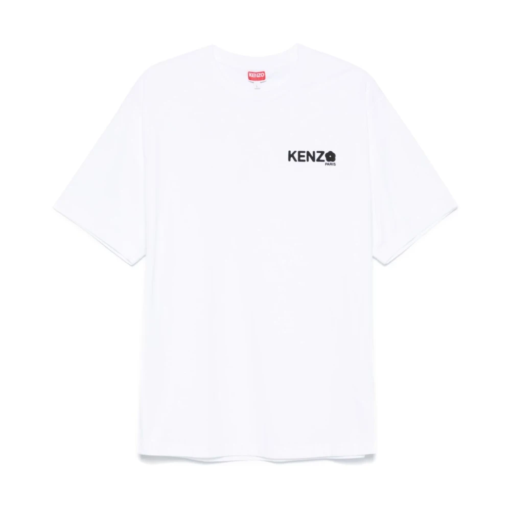 Kenzo Witte Crew Neck T-shirts en Polos White Heren