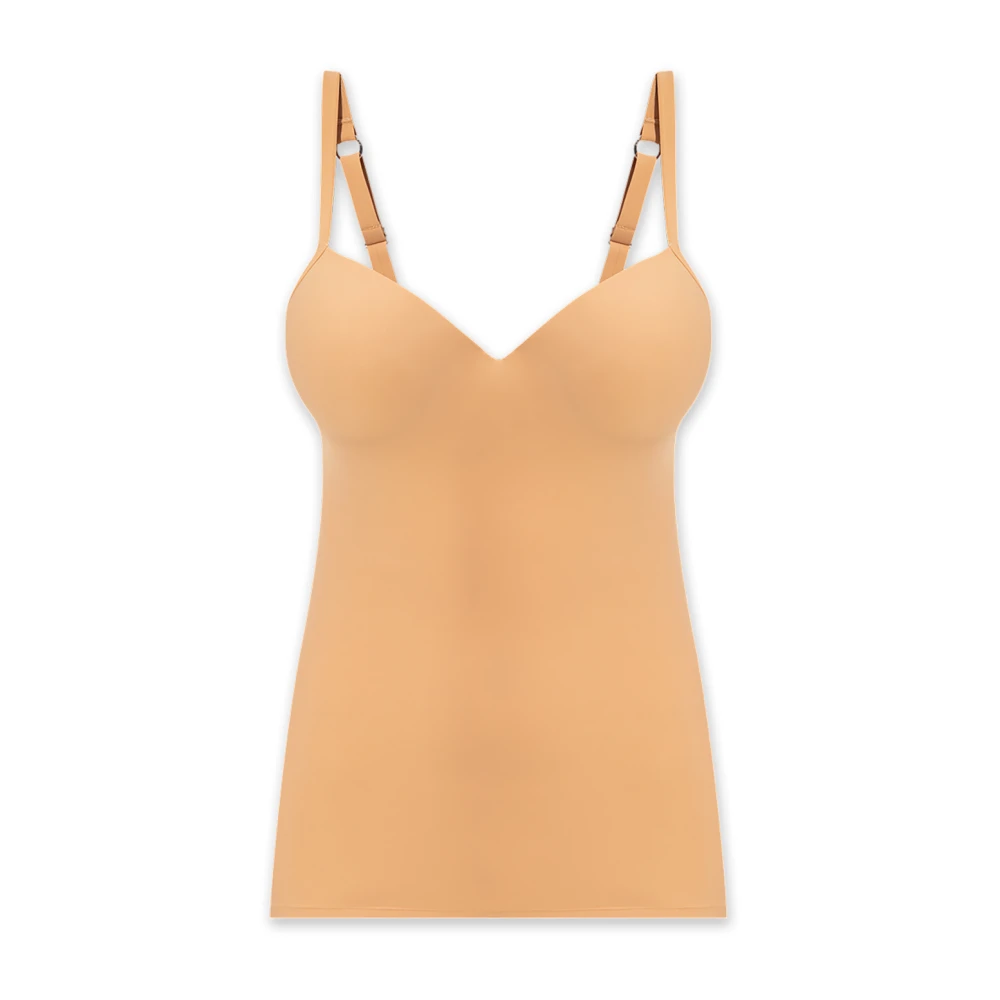 Hanro Vrouw Beige Ondergoed Dames, 75C Eu, Polyester, Allure Bra Camisole