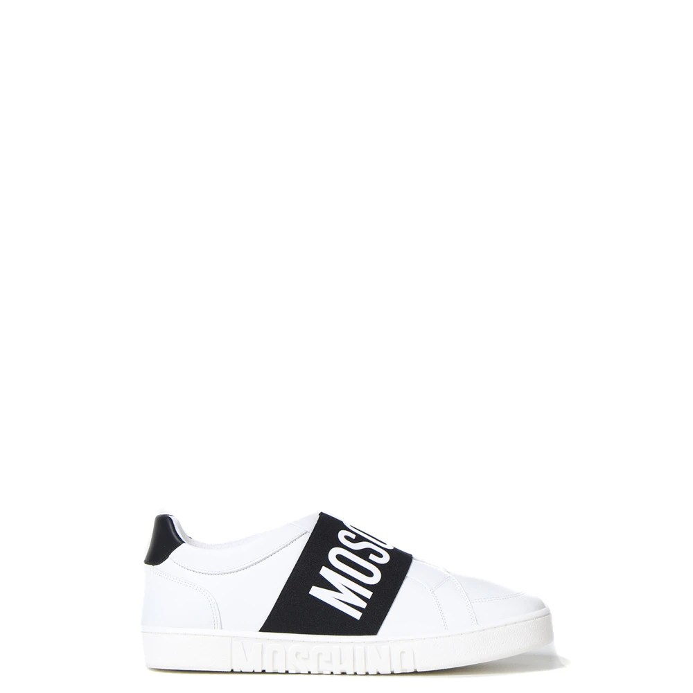 Moschino Stijlvolle Sneaker voor Heren White Heren