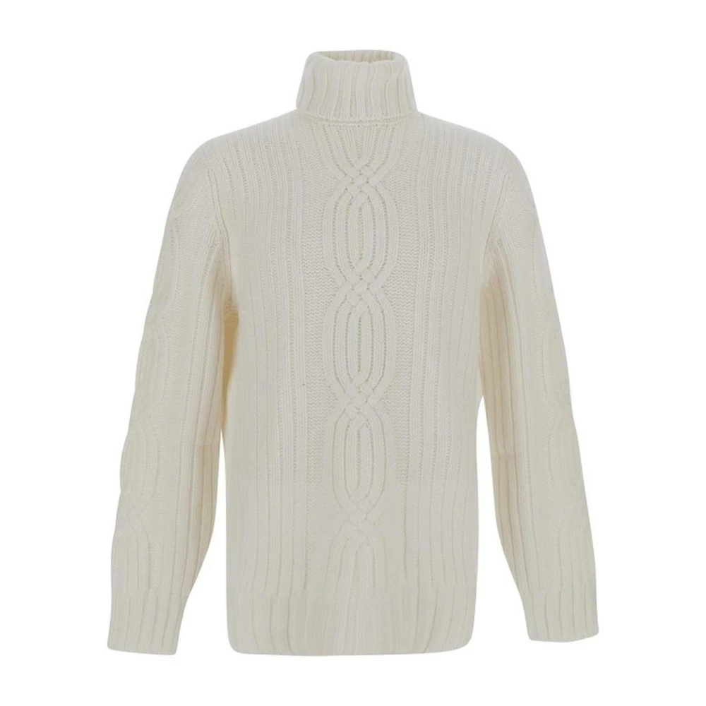 Brunello Cucinelli Men's Beige Cashmere Sweater