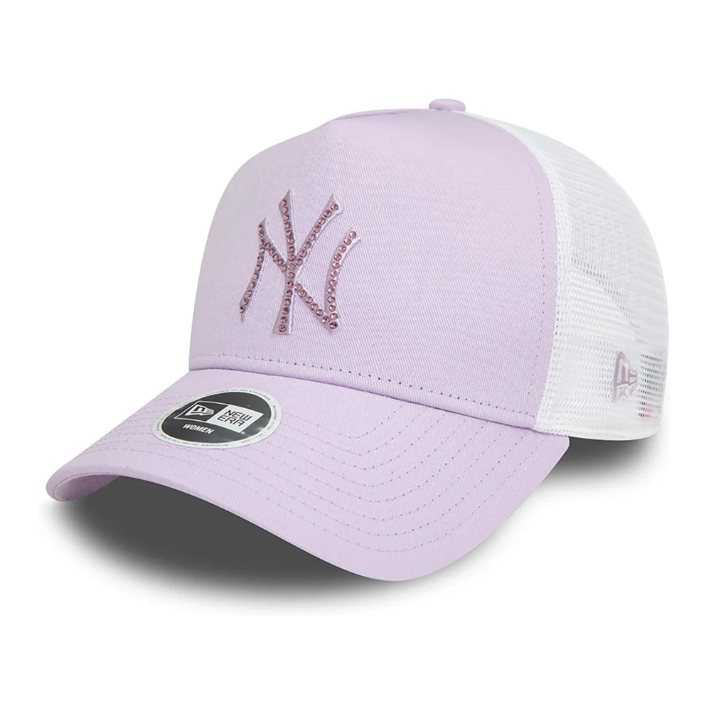 new era Paarse MLB Rhinestone Trucker Pet Purple Heren