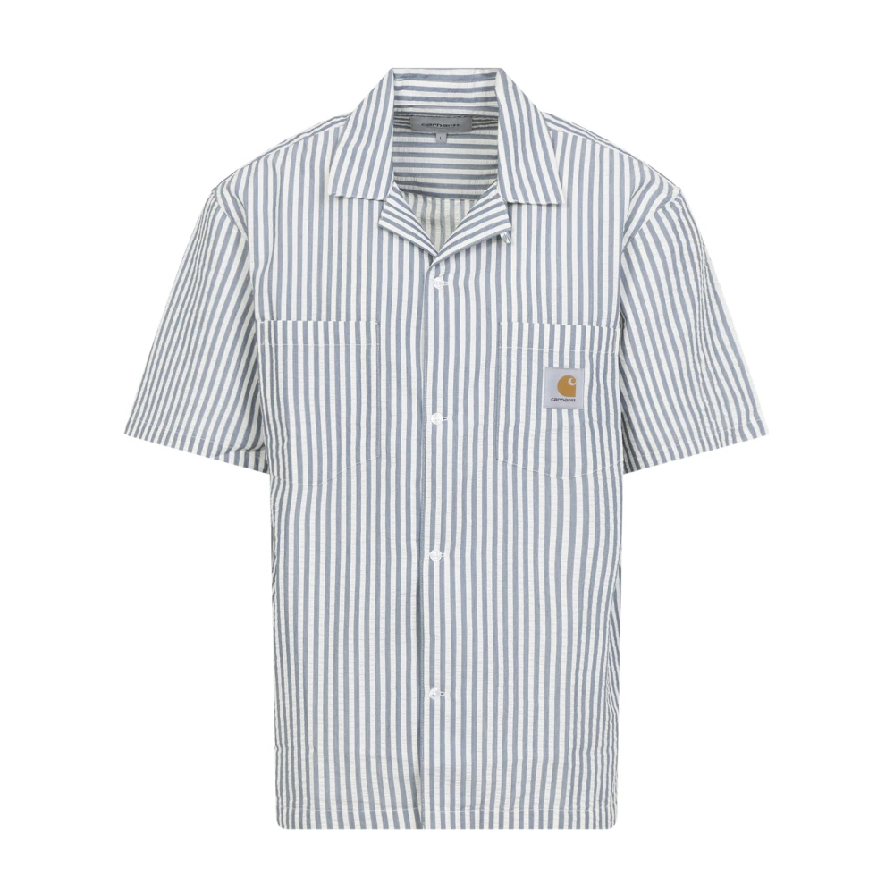Carhartt Wip Men's Blue Leavel Shirt
