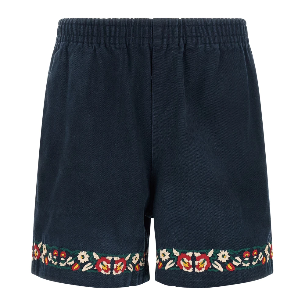 Found Mannelijk Blauw Korte Broeken Heren, W32, Katoen, Horse Equine Twill Shorts