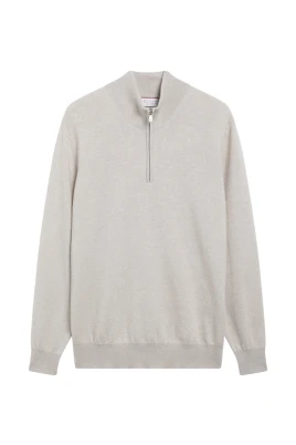 M2200124 Halvzip Turtleneck