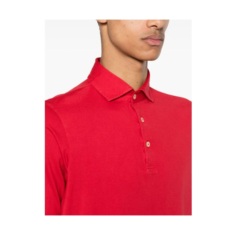La Fileria Polo Shirts Red Heren