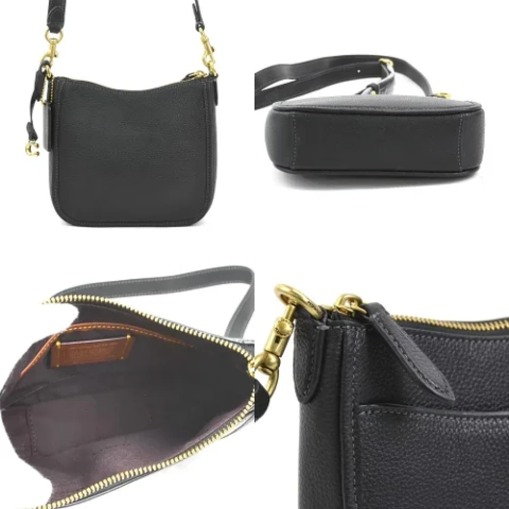 Coach Pre-owned Leather shoulder-bags Black Dames