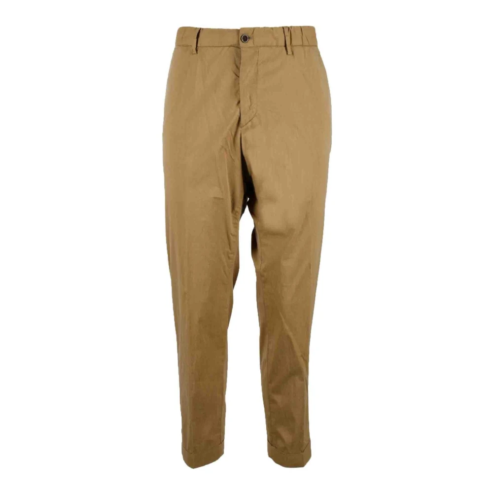 Briglia Casual Katoenmix Stretchbroek Brown Heren