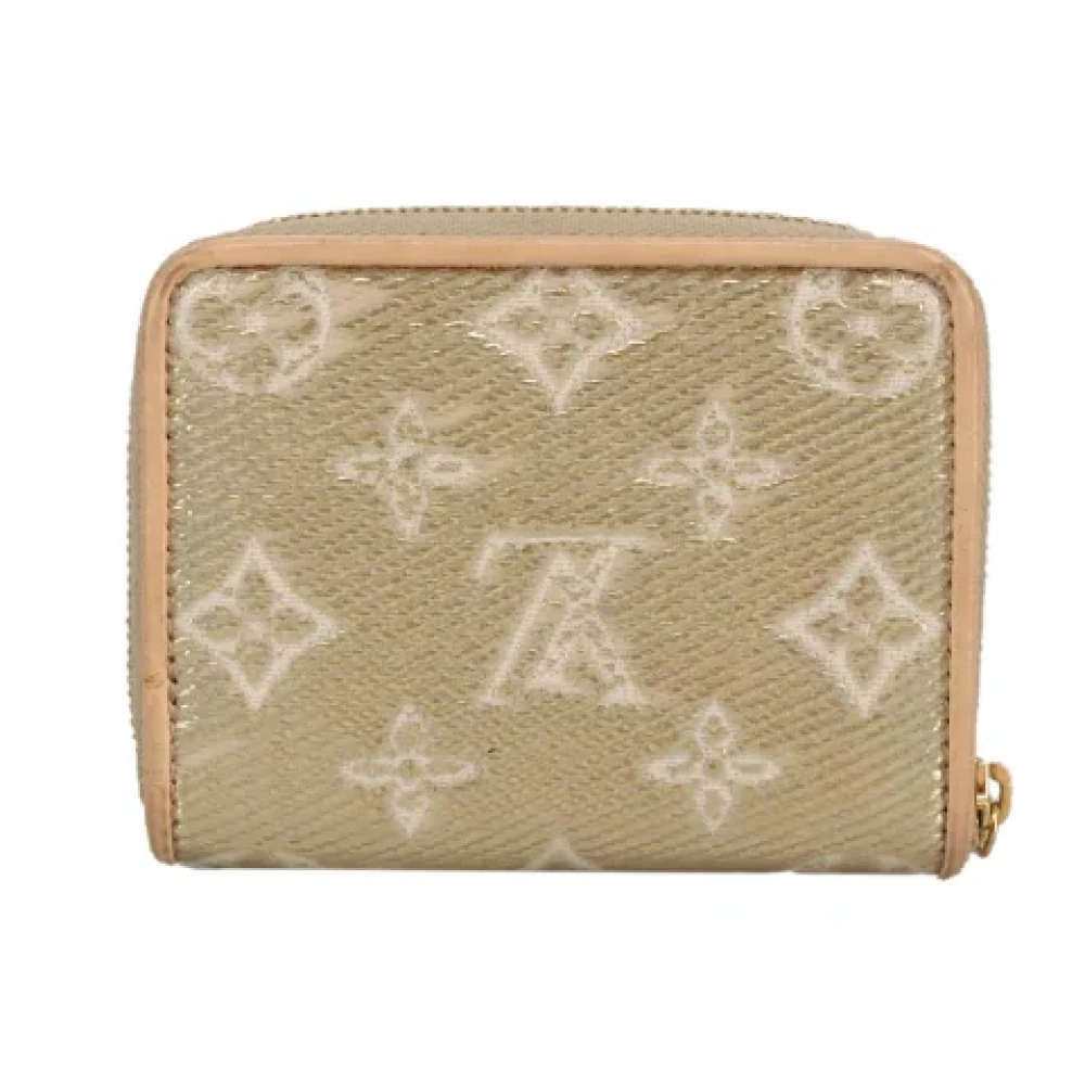 Louis Vuitton Vintage Pre-owned Canvas wallets Beige Dames
