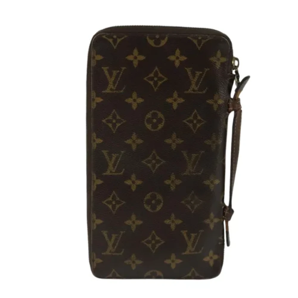 Louis Vuitton Vintage Pre-owned Canvas wallets Brown Dames