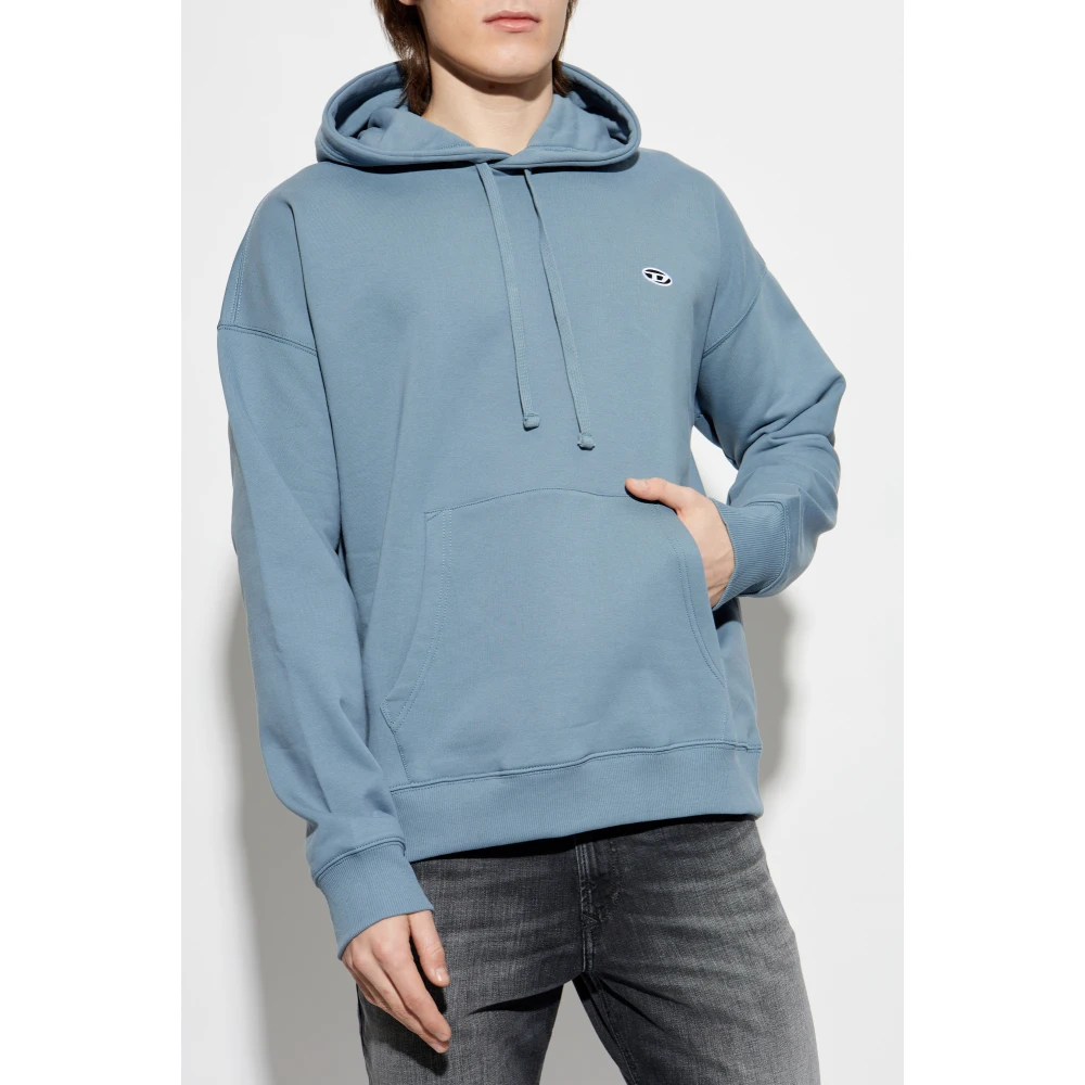 Diesel Sweatshirt S-Rob-Hood-Doval-Pj Blue Heren
