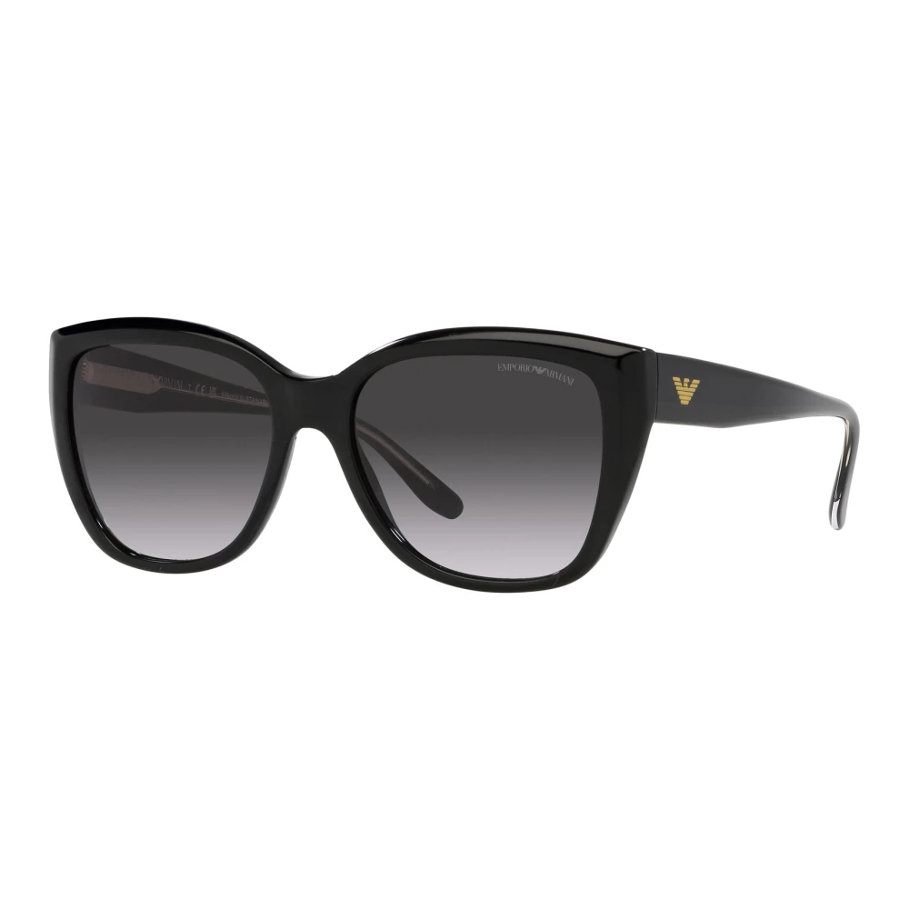 Emporio Armani Women's Black Cat Eye Sunglasses - Sunglasses - 55 Mm - Accessories