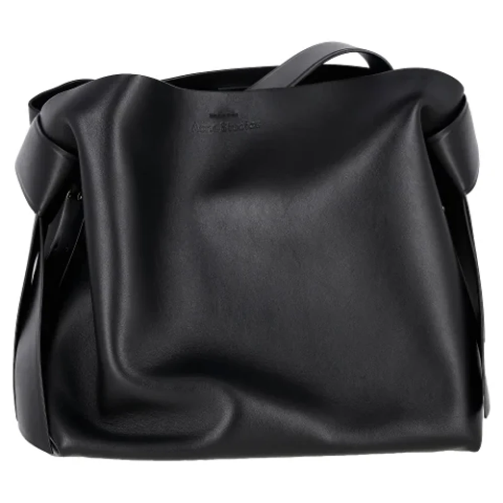 Acne Studios Pre-owned Leather shoulder-bags Black Heren