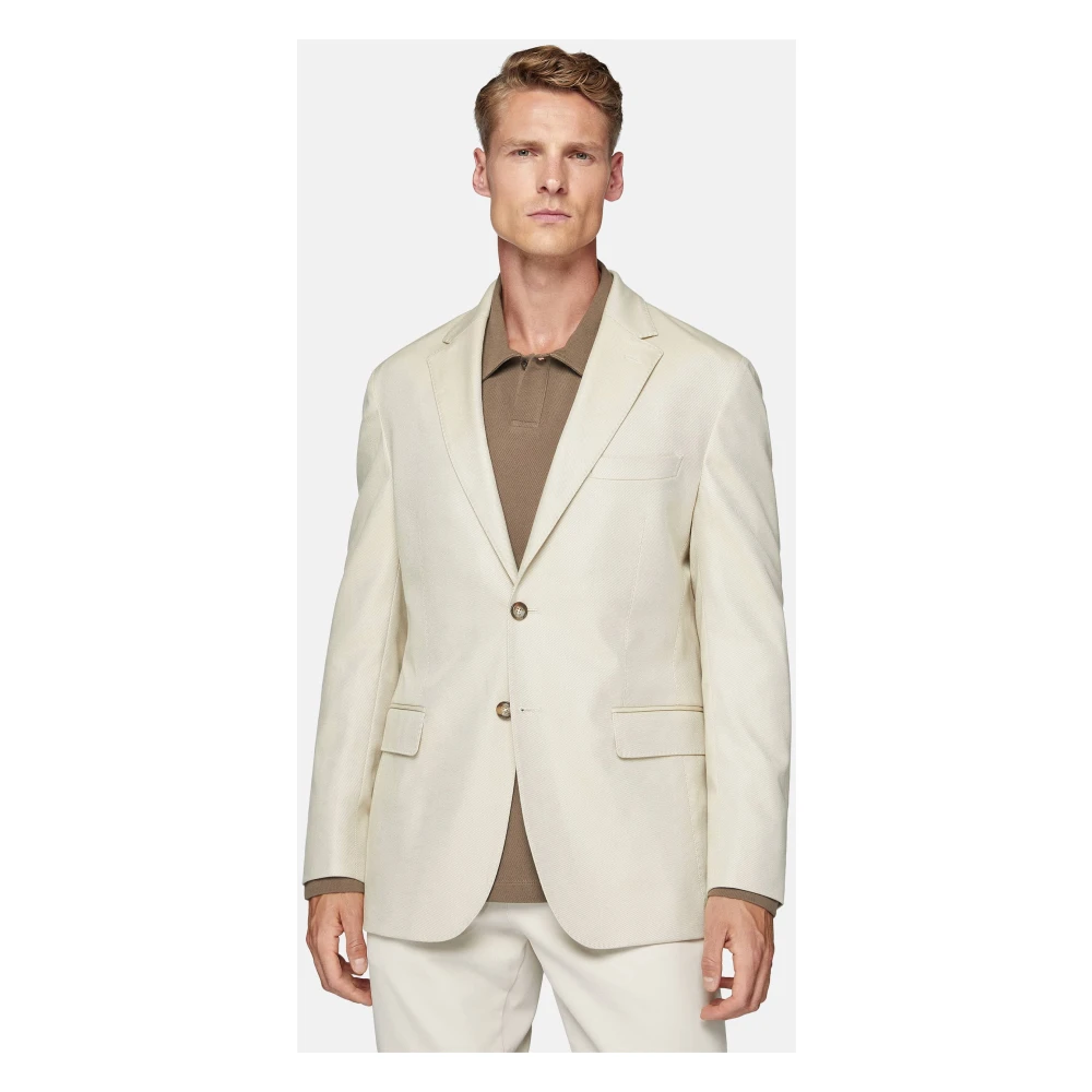 Boggi Milano Cernobbio Jas Beige Heren