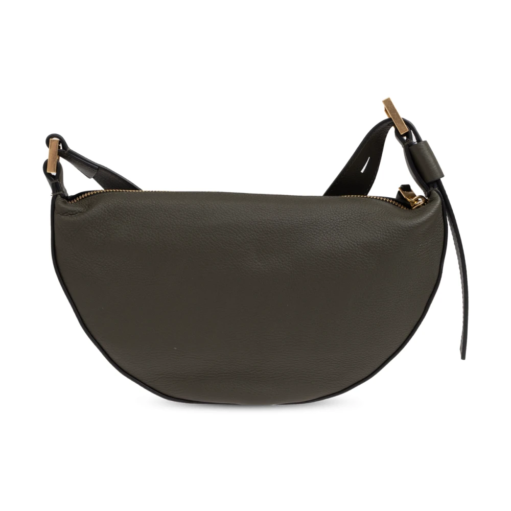 AllSaints Halve maan schoudertas Green Dames