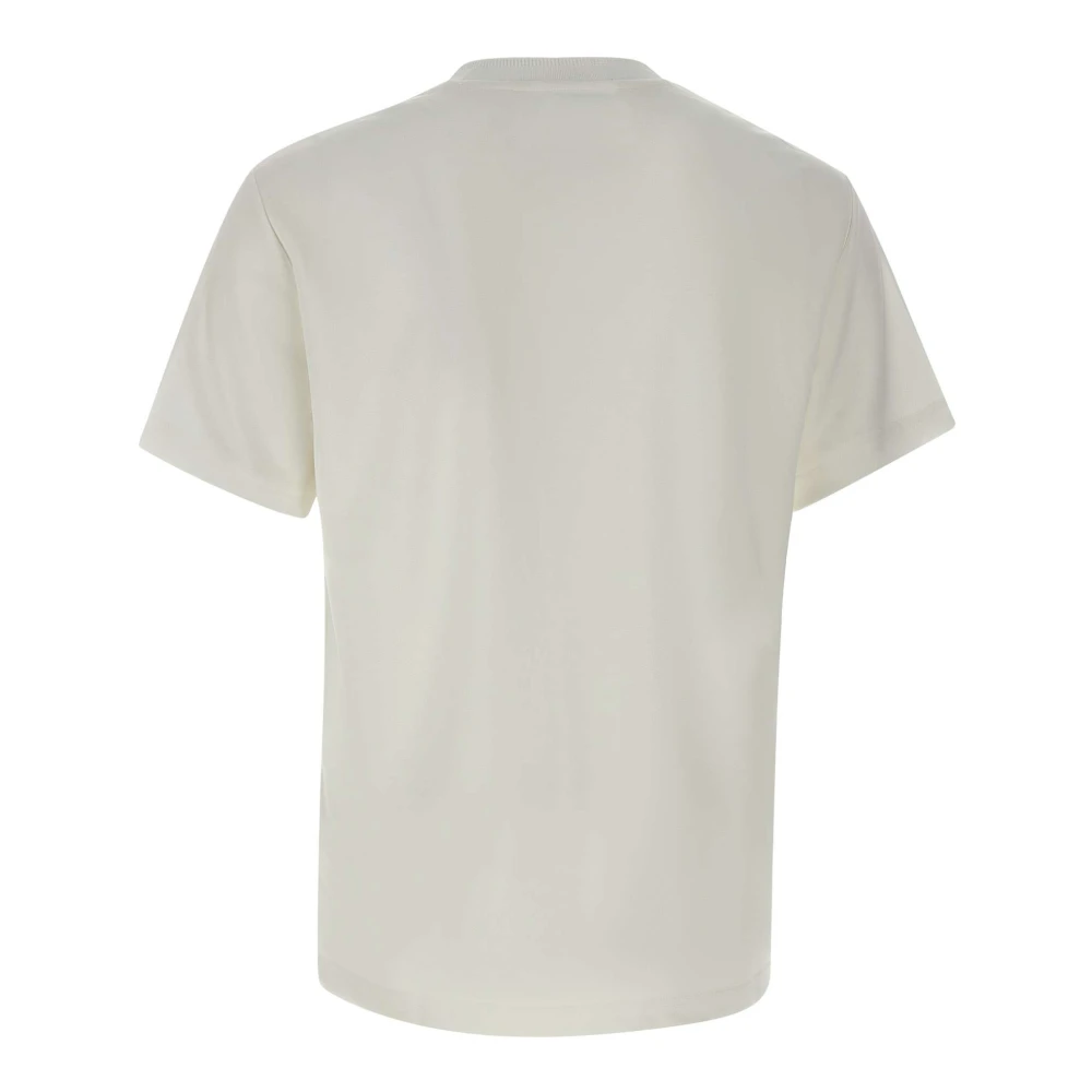 Emporio Armani EA7 Zachte Lyocell Mix Wit T-shirt White Heren