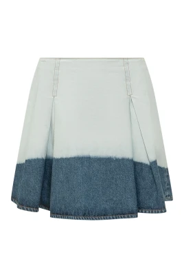 Kort denimkjol