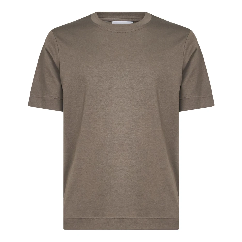 D4.0 Men's Beige T-Shirts, 2XL, Crew-Neck Short-Sleeve T-Shirt