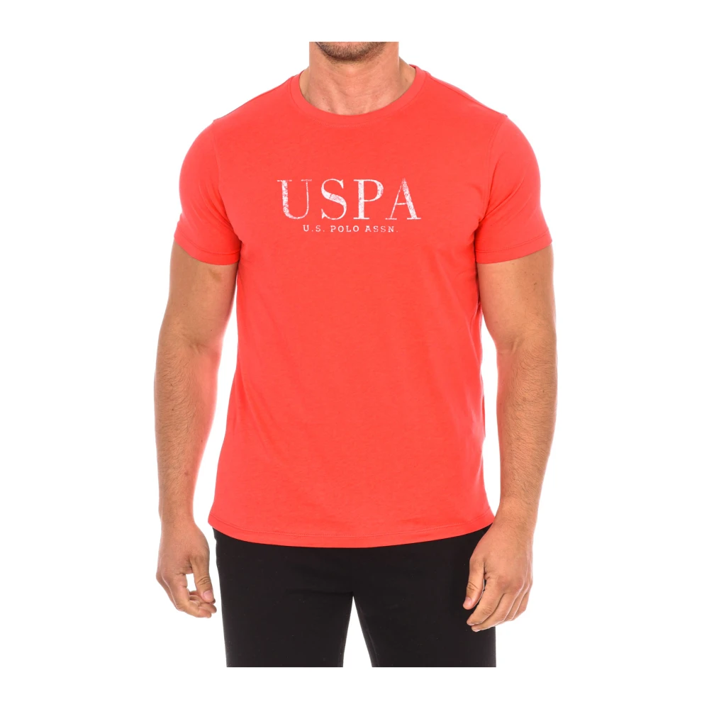 U.s. Polo Assn. Hombre Rojo Camisetas, Talla: S