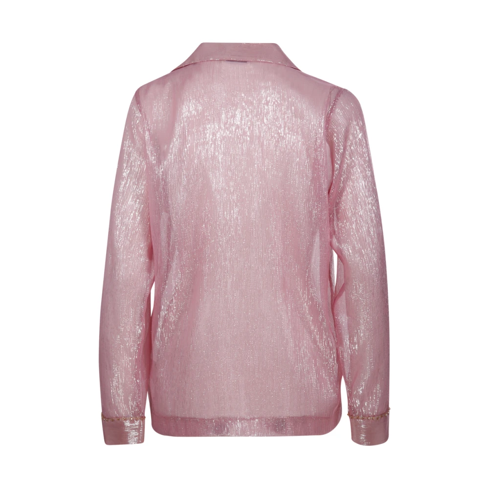 Forte Lichtroze Pyjama Shirt Pink Dames
