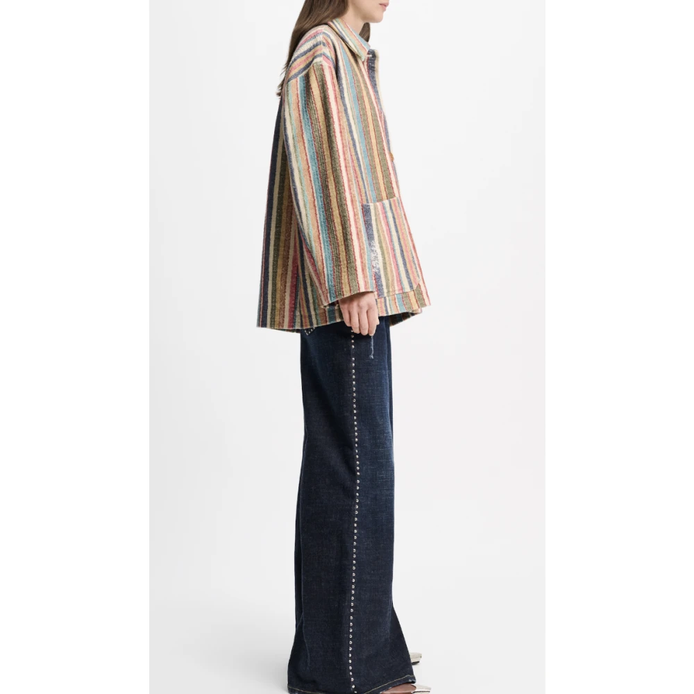 dorothee schumacher Gestreepte Comfort Jas Multicolor Dames