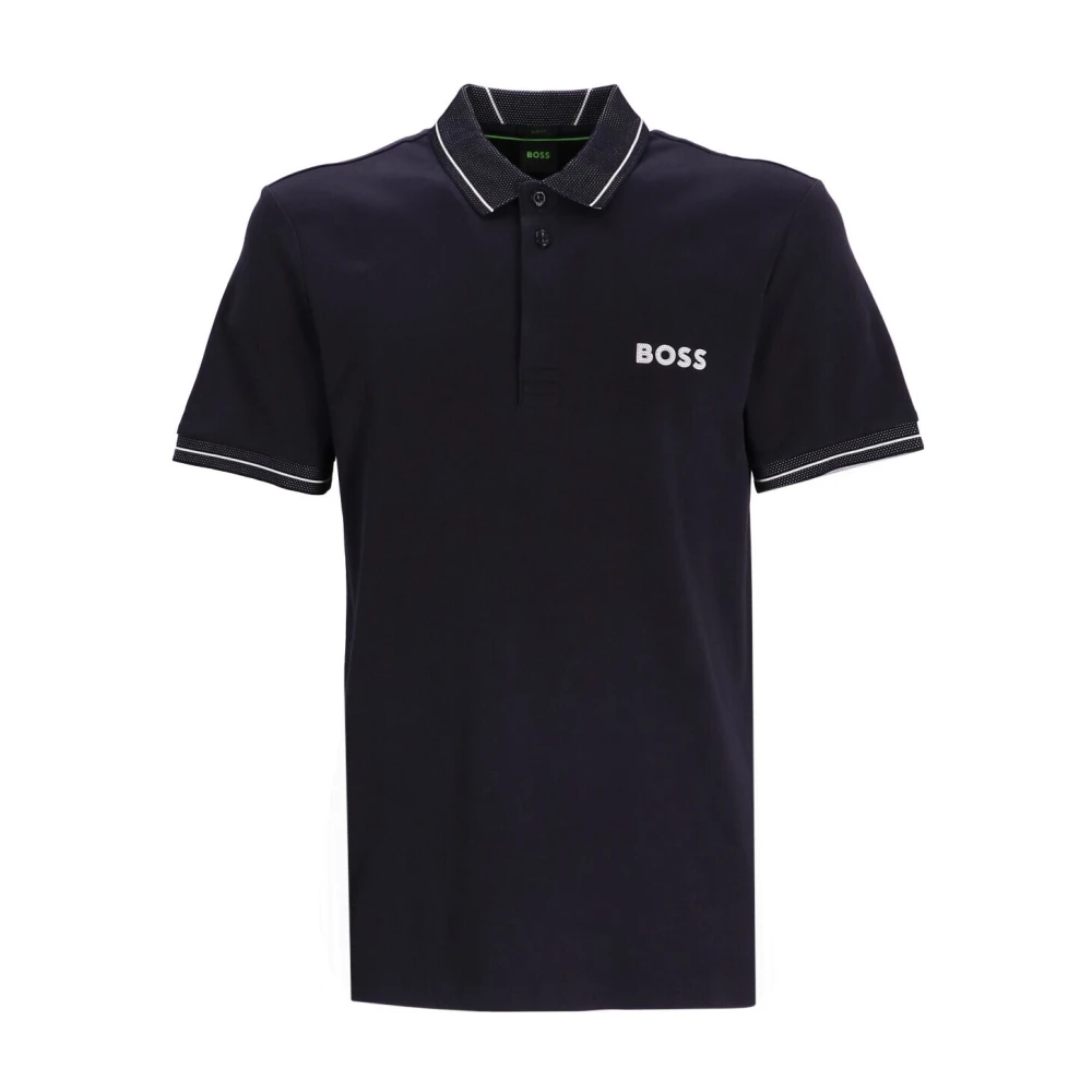 Hugo Boss Klassisk Polo Shirt för Män Blue, Herr