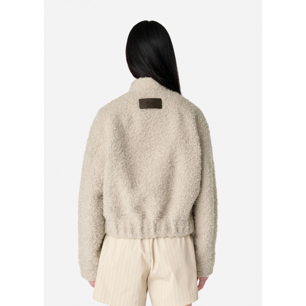 Axel Arigato Goya Textuur Jas Beige Dames