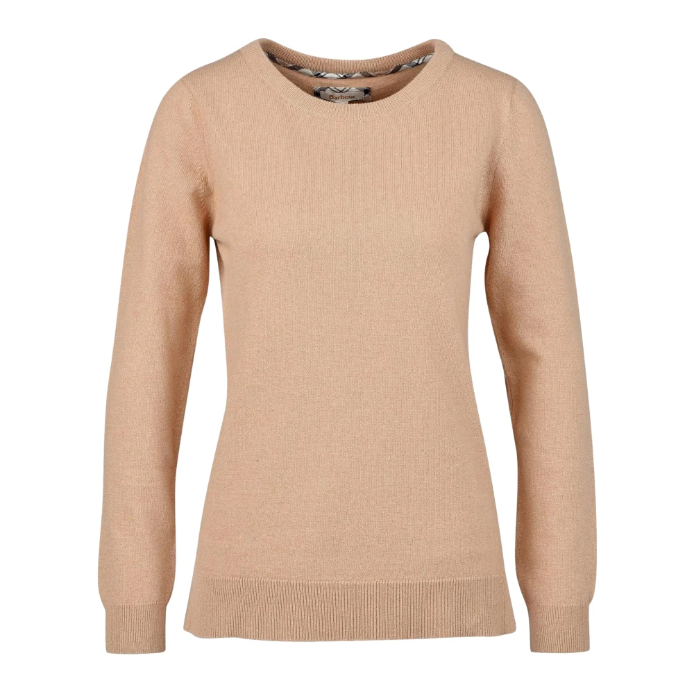 Barbour Women's Beige Round Neck Knitwear