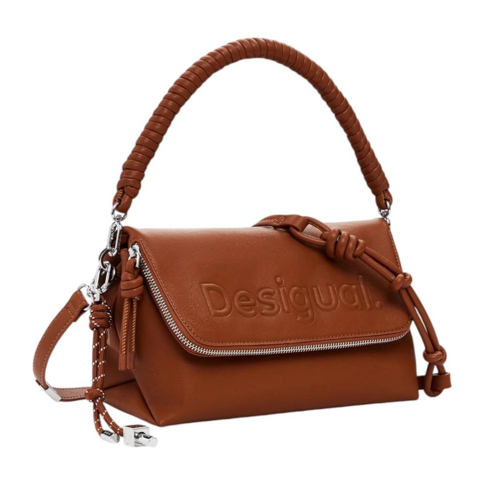 Desigual Lente Zomer Dames Middelgrote Tas Brown Dames