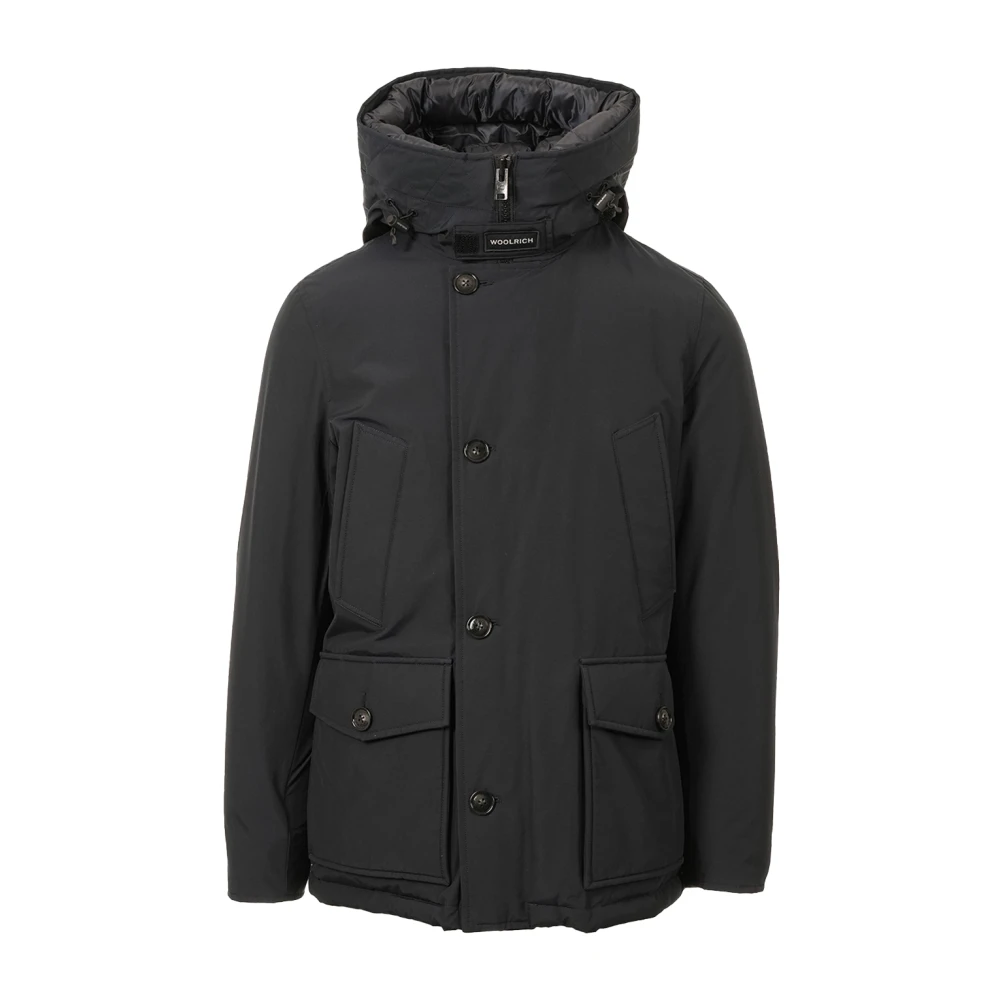 Woolrich , Down Jackets, Male, Black, L, Arctic Anorak - Image 4