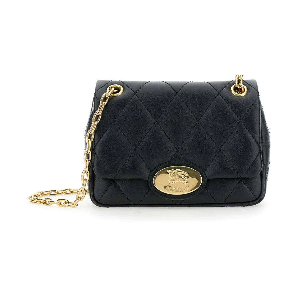 Burberry Femme Noir Sacs, Taille: One Size Strand Small Quilted Bag