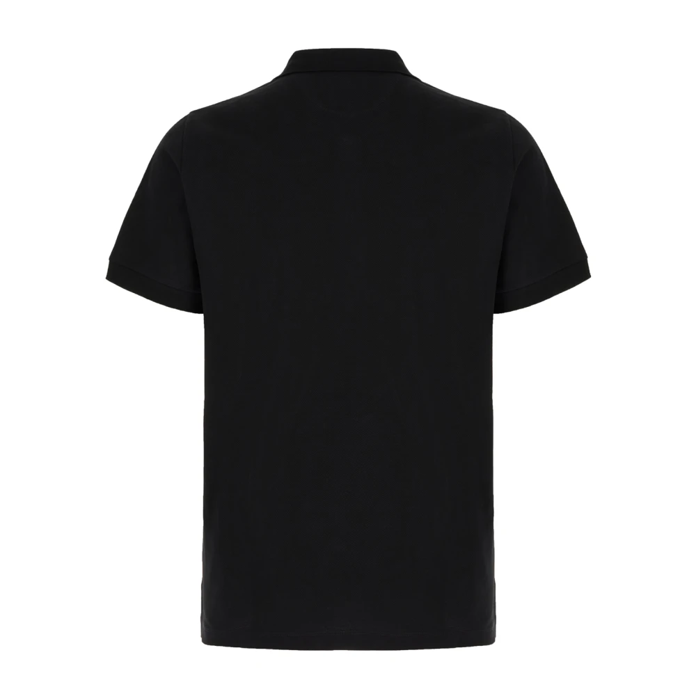 Fendi Klassieke Polo Shirt voor Mannen Black Heren