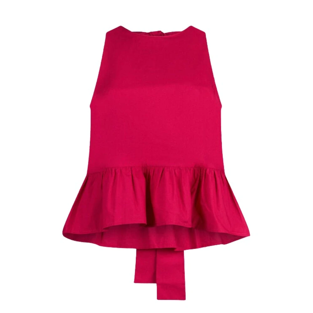 Liu Jo Women's Pink Sleeveless Tops, Xs, Wa6365.2 Sleeveless Top