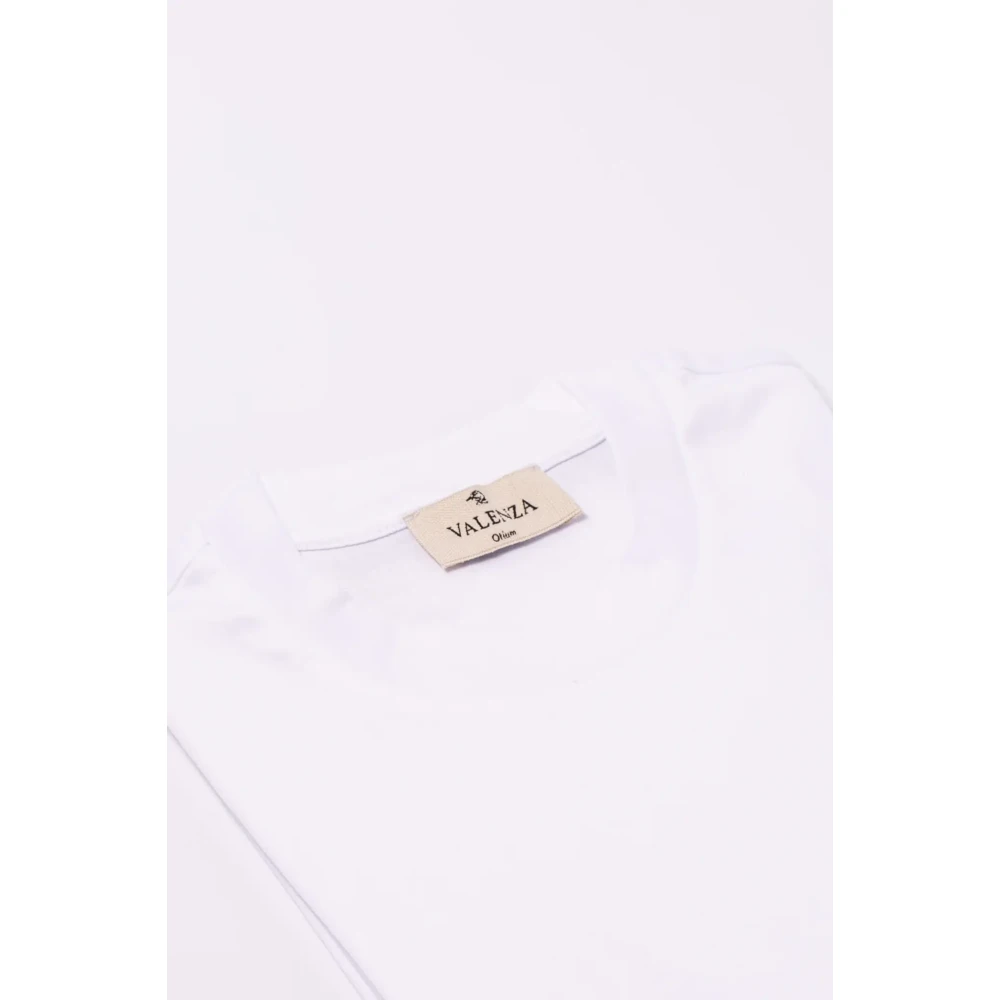 Valenza Interlock Supima T-shirt in wit White Heren