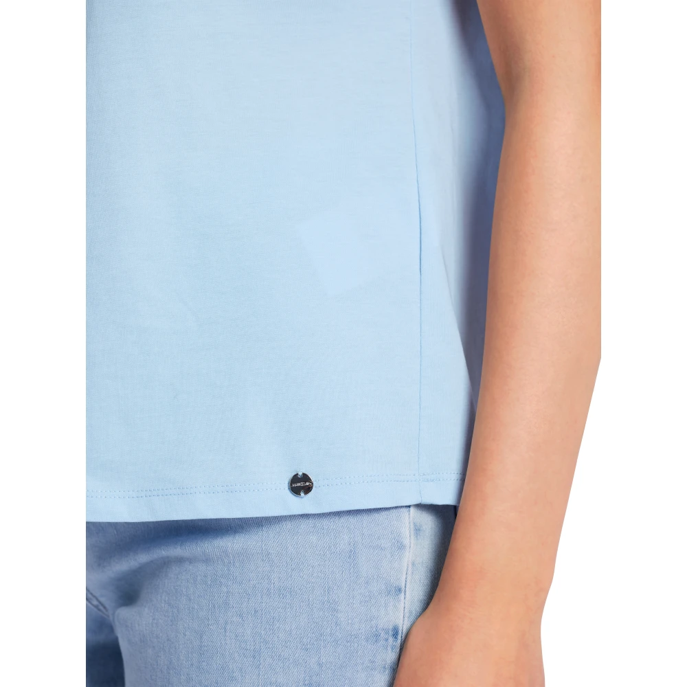 Marc Cain Paillet T-shirt Blue Dames