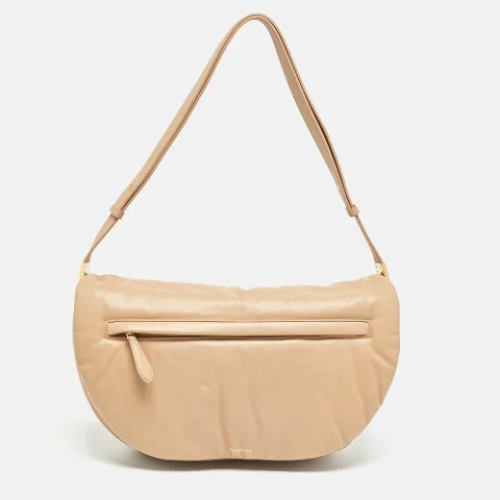 Burberry Vintage Pre-owned Leather shoulder-bags Beige Dames