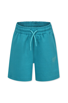 short-sport-vert-en-coton-brosse