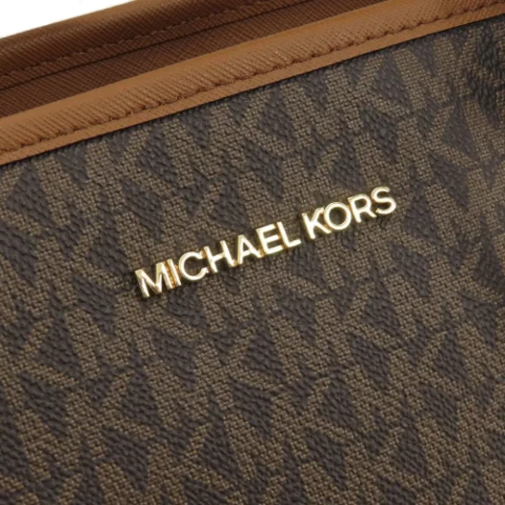 Michael Kors Pre-owned Fabric totes Brown Dames