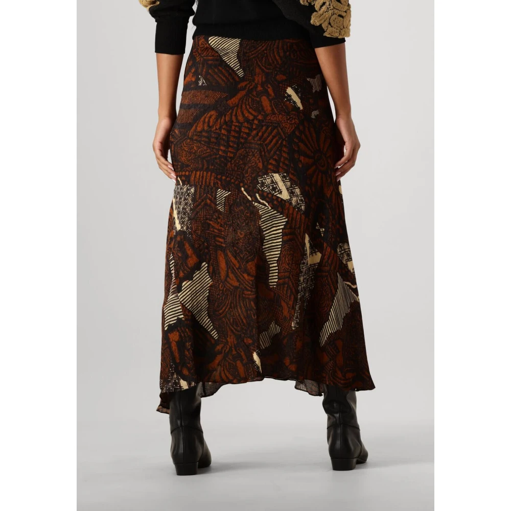 Mes Demoiselles Bruine Anchor Rok Brown Dames