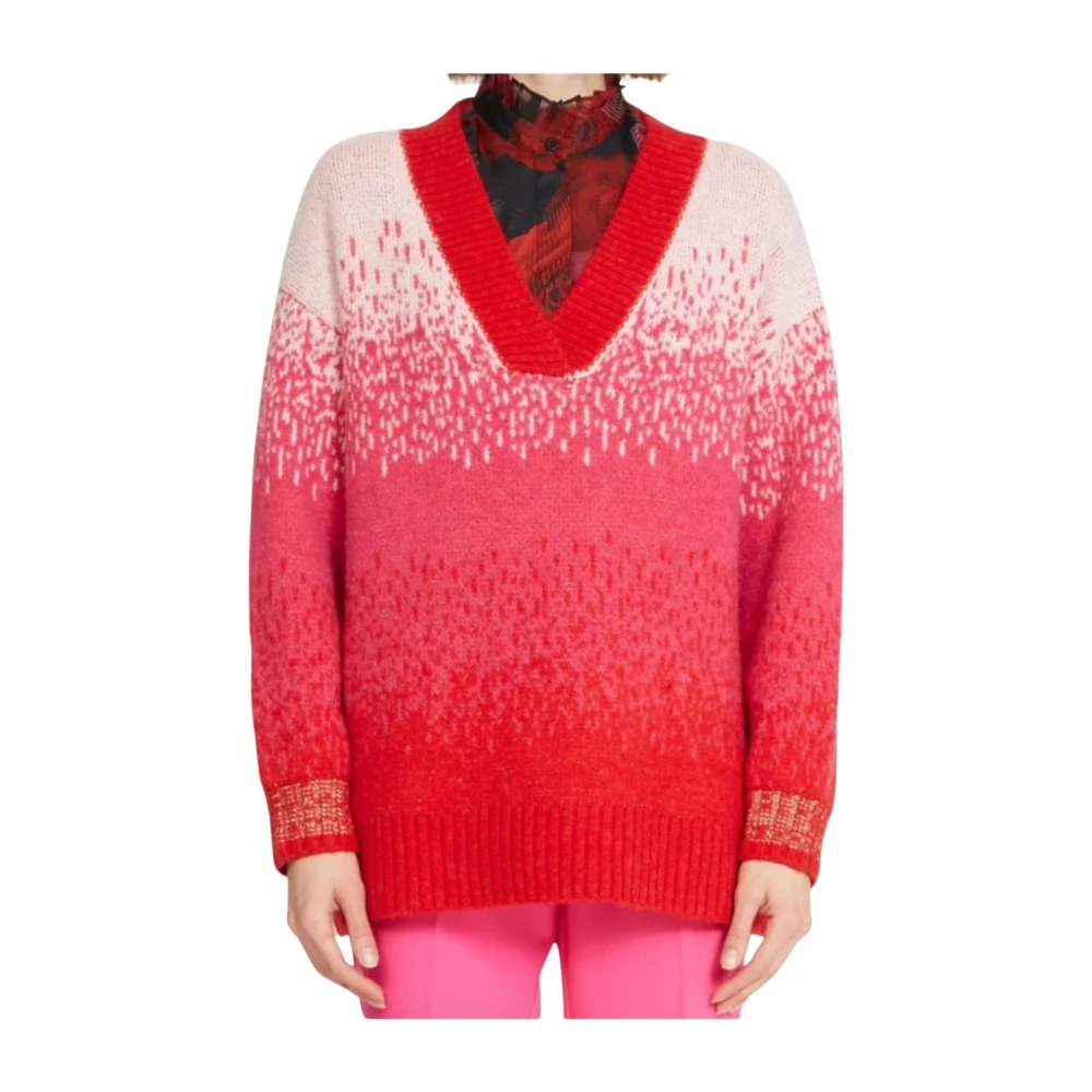 Knitwear > V-neck Knitwear - - Silvian Heach - Modalova