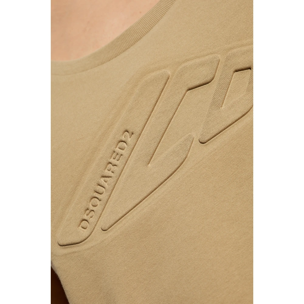Dsquared2 Top met logo Green Heren