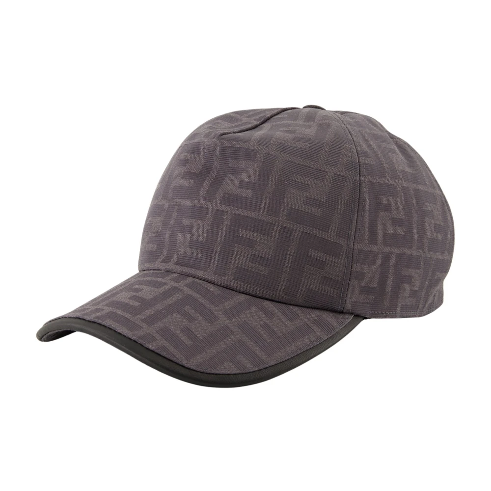 Fendi FF Collectie Canvas Bedrukte Pet Gray Heren