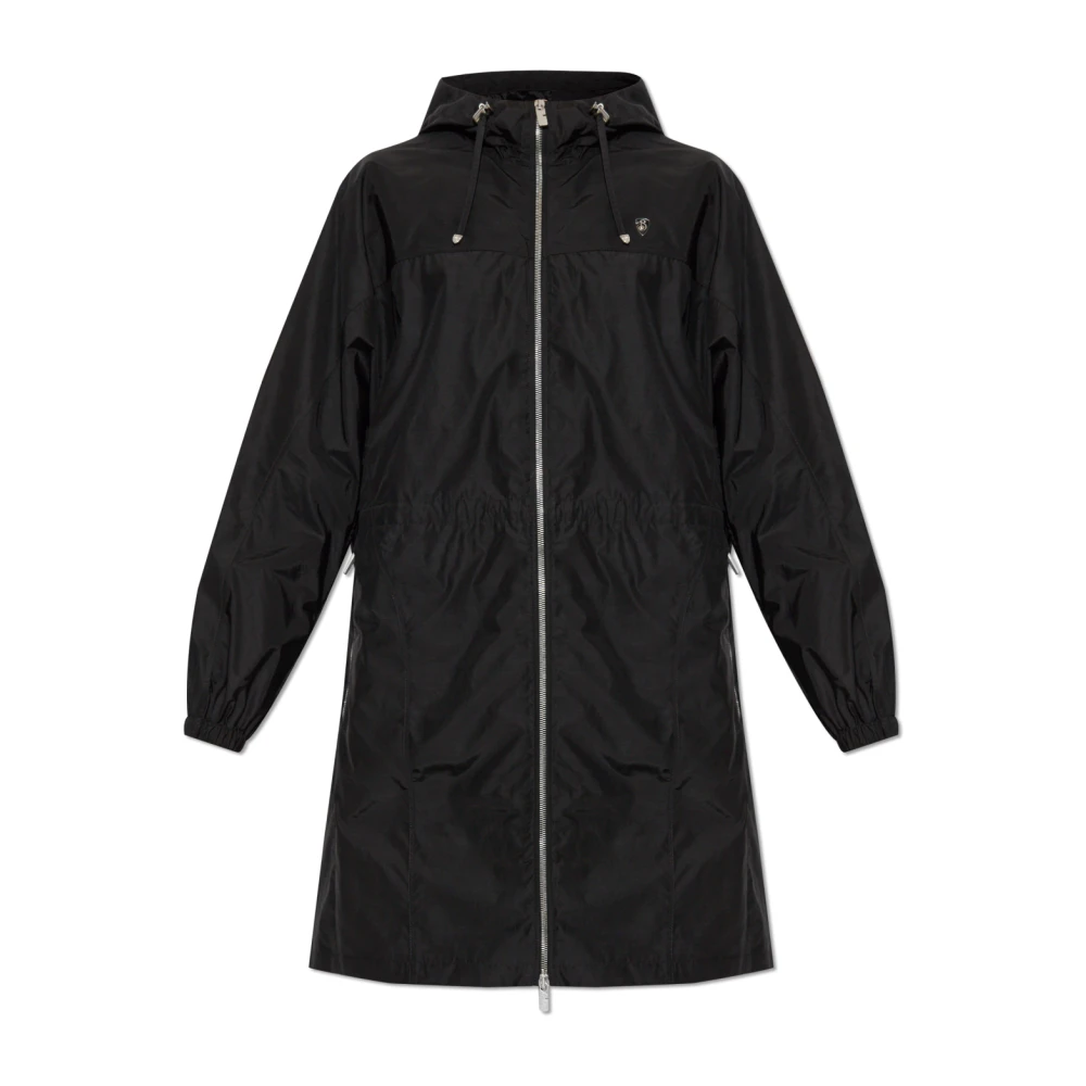 Burberry Parka met capuchon Black Dames