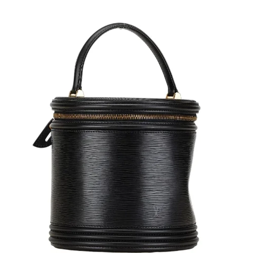 Louis Vuitton Vintage Pre-owned Leather handbags Black Dames