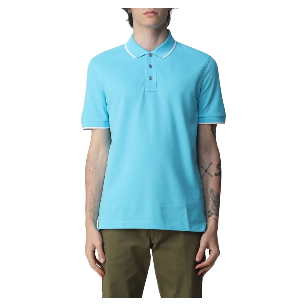 Hugo - Tops > Polo Shirts - Blue - Hugo - Modalova