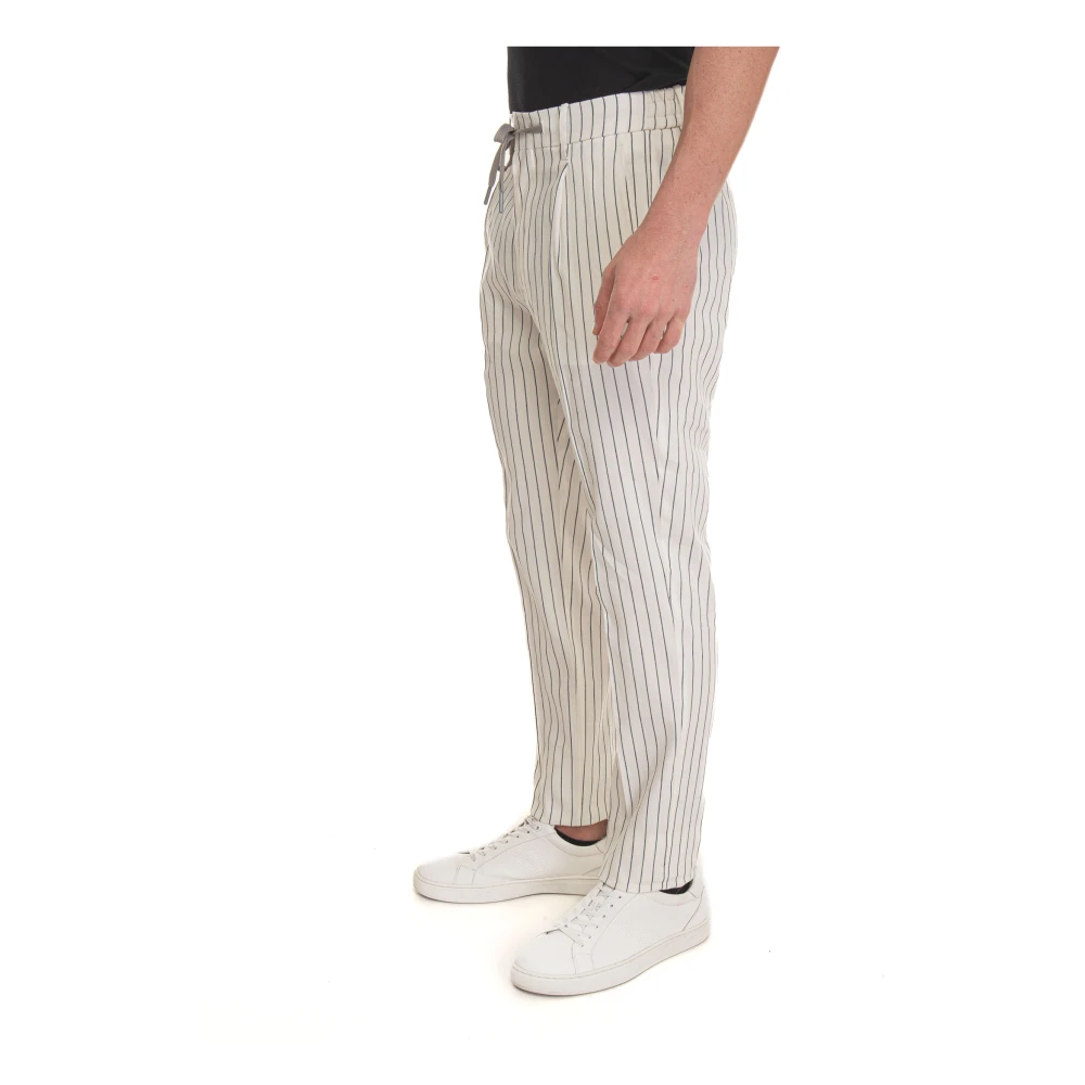 Berwich Spiaggia trousers with lace tie White Heren